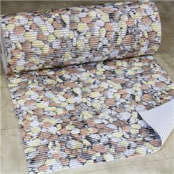 Аквамат 0,65м рулон 15м Aqua Flex 15637 бежевий камені