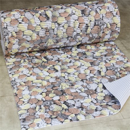 Аквамат 0,65м рулон 15м Aqua Flex 15637 бежевий камені