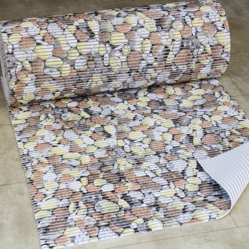 Аквамат 0,80м рулон 15м Aqua Flex 15637 бежевый камни