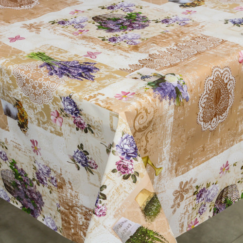 Клеенка 1,37*25м рулон ПВХ на нетканой основе 81142B