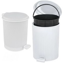 Відро з педаллю N326 NOSTALGIA 11л білий