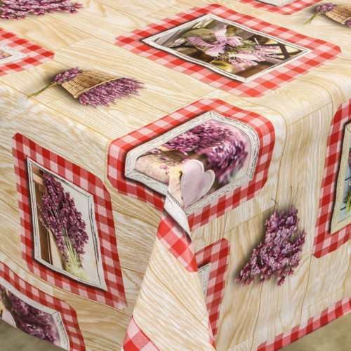 Клеенка 1,37*25м рулон ПВХ на нетканой основе 1287G