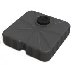 Ємність для душу Litolan  50л чорний 600х600х165