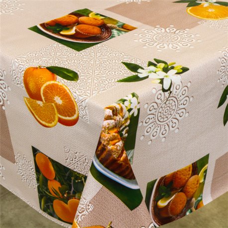 Клейонка 1,37*30м рулон силікон 81886C