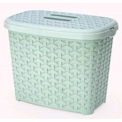 Корзина с крышкой 2,5л светло-фисташковый