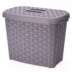 Кошик з кришкою 2,5л сірий