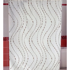 Штора Миранда WAVY черно-белый