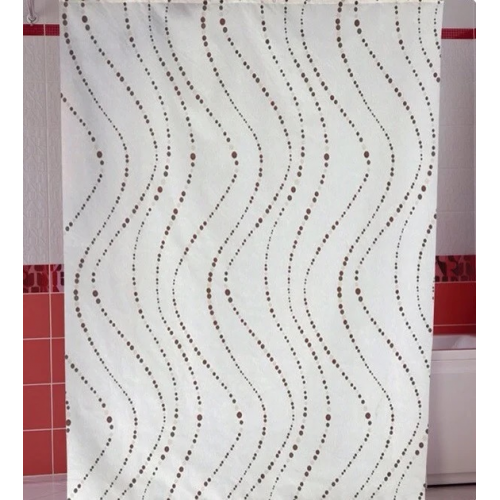 Штора Міранда WAVY чорно-білий