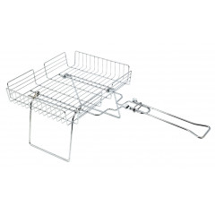 Решетка для барбекю 1848K с бортиком 30х25х19 на ножках  2