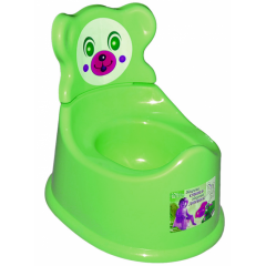 Горщик дитячий зі спинкою вушка салатовий