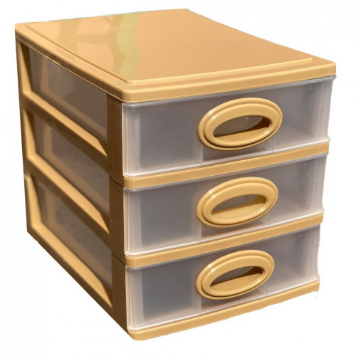 Комодик міні Якість 3-яр бежевий