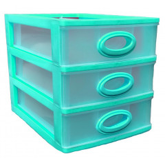 Комодик мини Качество 3-яр бирюза