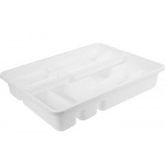 Лоток вкладыш в стол двойной Кс белый 2