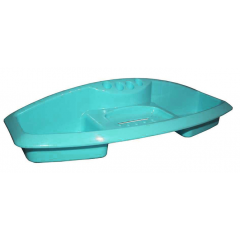 Мыльница Тройная Консенсус бирюза