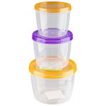 Судок контейнер TWIST 0,25+0,37+0,60л