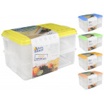 Судок Ромашка прямоугольный 1,7л набор 2шт 70191