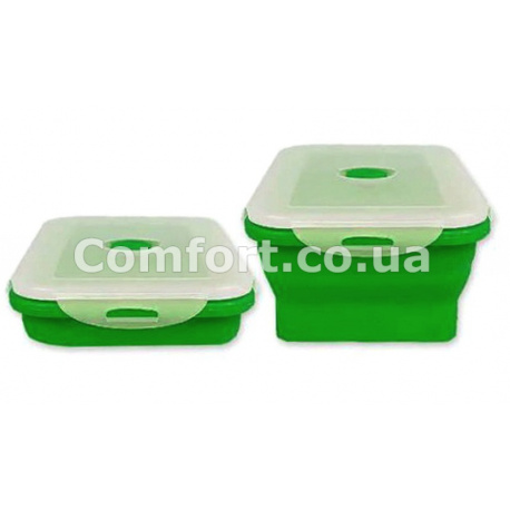 Ланч-бокс 1911 силикон 0,8л складной