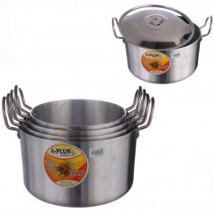 Каструлі 0424-0427 набір 4шт алюміній