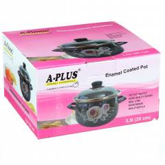 Каструля 1345 емаль 2,5л 18см 2