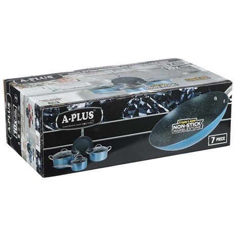 Кастрюли 3015 набор 4шт мрамор 