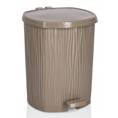 Відро з педаллю OZER-DL-003 WAVY 6л бежевий