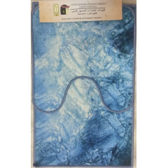 Килимок 2-й набір Клеопатра з малюнком 57х90 Таба блакитний мармур