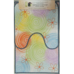 Килимок 2-й набір Клеопатра з малюнком 57х90 Таба різнокольорові кола