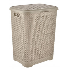 Корзина для білизни 2131 01 Pearl 55л бежевий 415x350x550