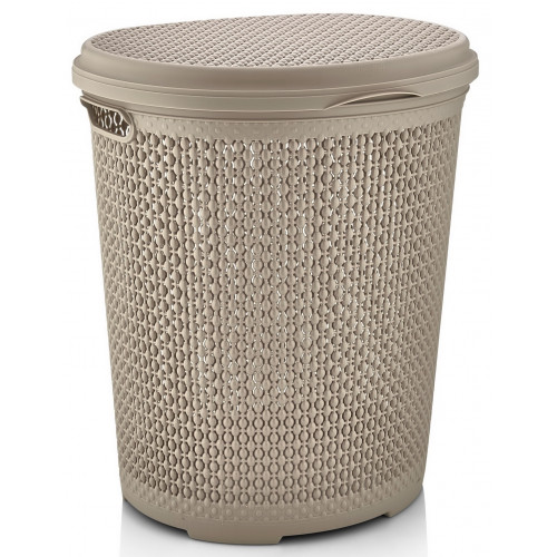 Корзина для белья 2131 02 Pearl 45л бежевый 435х340х490