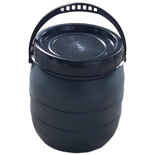 Бідон 15л сірий NEW широке горло з ручкою