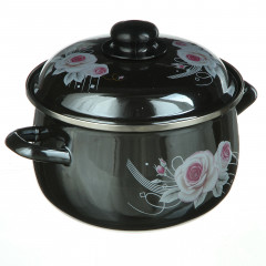 Каструля 1345 емаль 2,5л 18см Уцінка дефект емалі