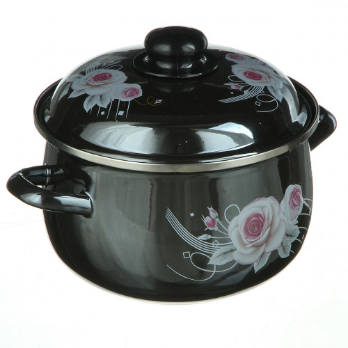 Каструля 1345 емаль 2,5л 18см Уцінка дефект емалі