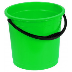 Ведро 15л R цветное без крышки салатовый