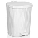 Відро з педаллю OZER-DL-003-8115 WAVY 6л білий