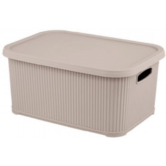 Корзина Nostalgia 28л без крышки N324  44х33х23см капучино