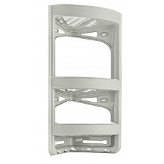 Полка OZER-B-009-7484 для ванної 3-яр кутова кремовий