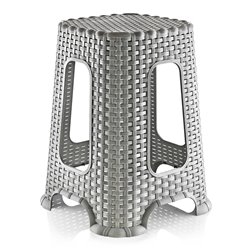 Табурет OZER-T-001-1734 ротанг сірий