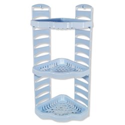 Полка Гарант кутова 3-яр ПГ-3003 блакитний