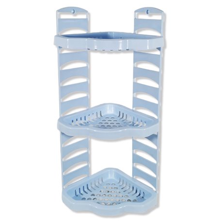 Полка Гарант кутова 3-яр ПГ-3003 блакитний