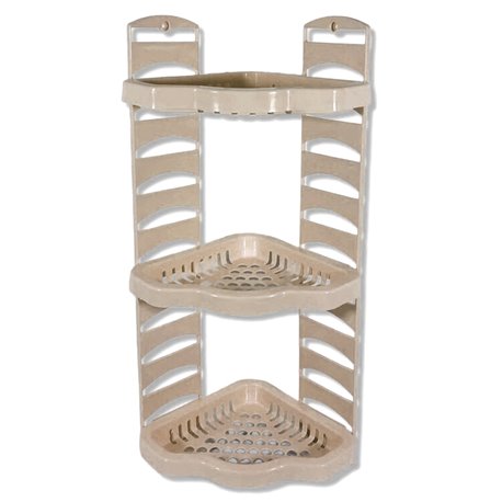 Полка Гарант кутова 3-яр ПГ-3003 капучино