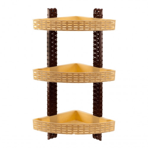 Полка R-plastic ротанг 3-яр кутова...