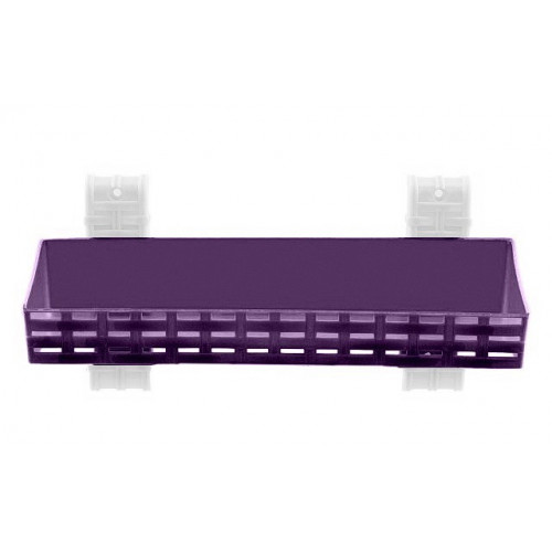 Полка R-plastic ротанг 1-яр прямая фиолетовый