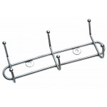 Вішалка настінна ПТ 3 гачки хром