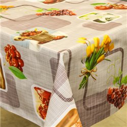 Клеенка 1,37*25м рулон ПВХ на нетканой основе 2405