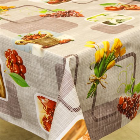 Клейонка 1,37*25м рулон ПВХ на нетканій основі 2405