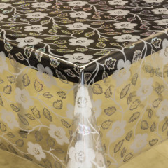 Клеенка 1,37*20м рулон силикон Лазер 2580BB