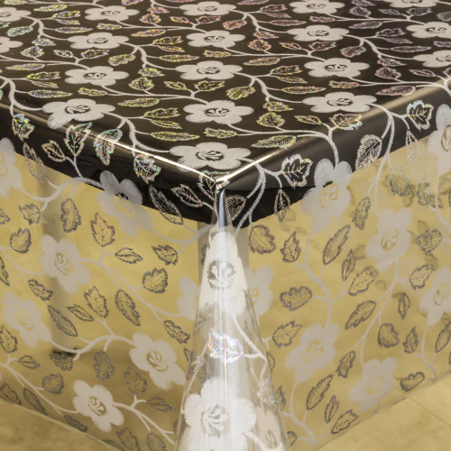 Клейонка 1,37*20м рулон силікон Лазер 2580BB