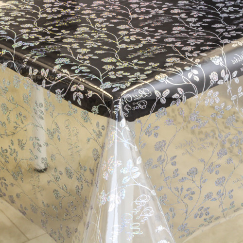 Клеенка 1,37*20м рулон силикон Лазер 3458B