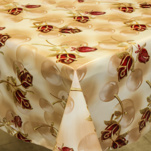 Клеенка 1,37*30м рулон силикон 1191