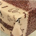 Клеенка 1,37*30м рулон силикон 8457A зерна кофе